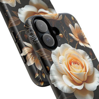 Elegant 3D Floral Design, Botanical Phone Case design for Iphone.