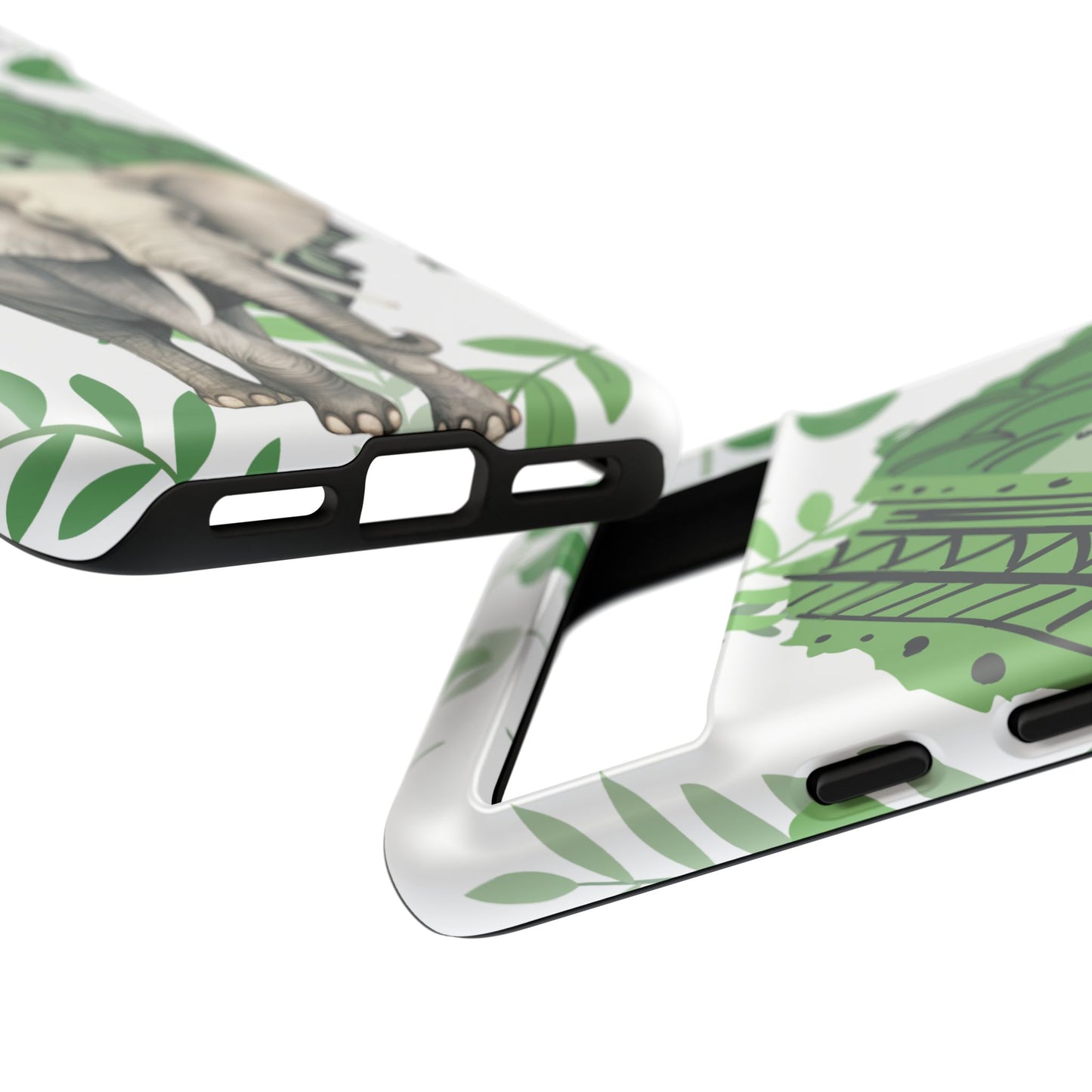 Tropical Elephant Mobile Cover – Nature-Inspired Boho Art