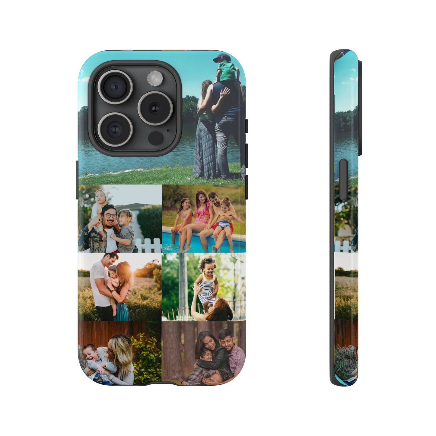 Personalised Custom Photo Collage Phone Case – Add Your Images/Loving Memory – Unique Gift for iPhone, Samsung  & Google Pixel – Protective & Stylish Cover, Couples Gift
