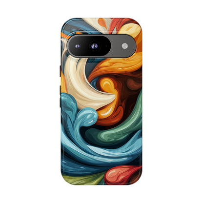 Color Current – Fluid Energy Abstract Phone Case for iPhone, Samsung & Pixel