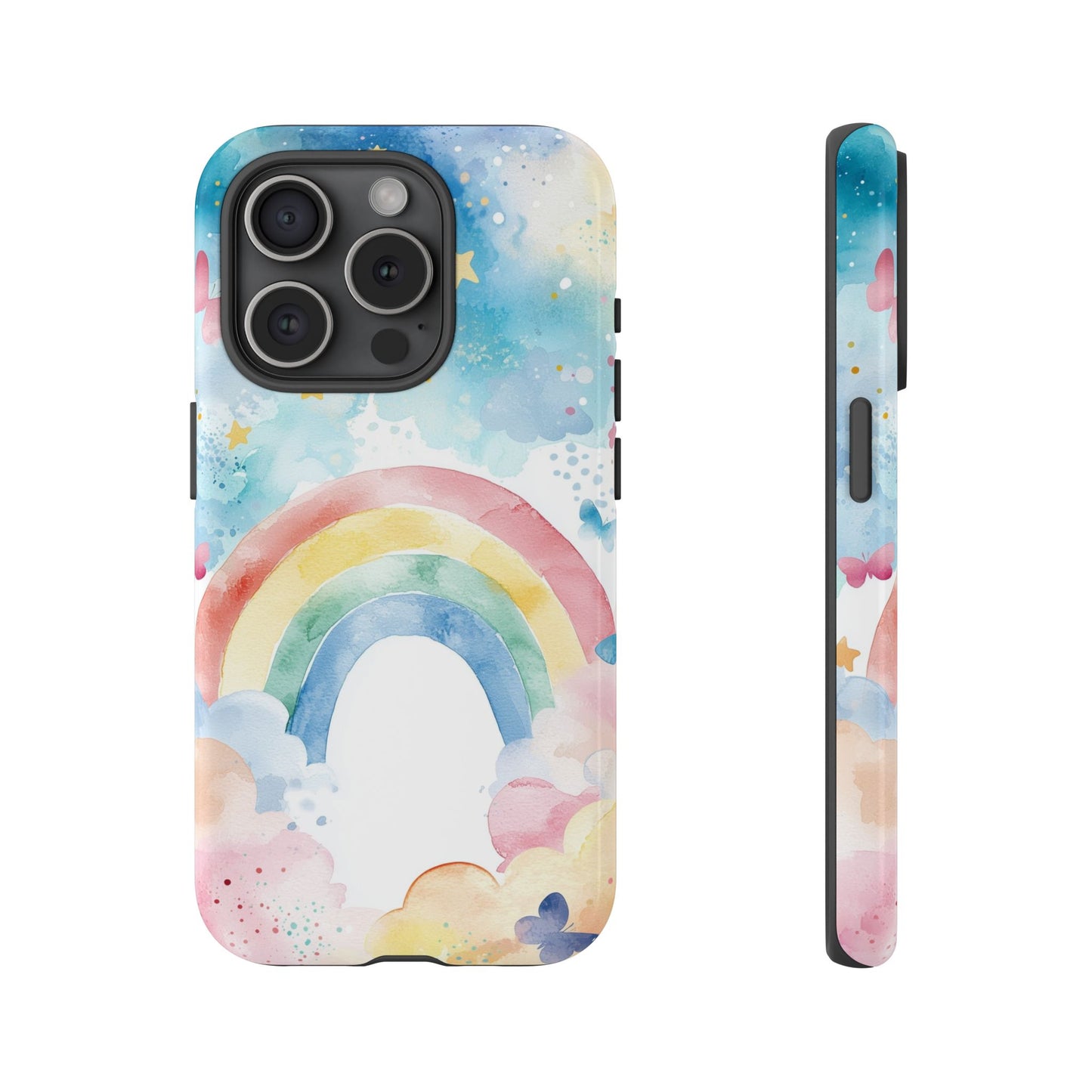 Mystic Splash Rainbow Watercolor Phone Case for iPhone, google Pixel & Samsung