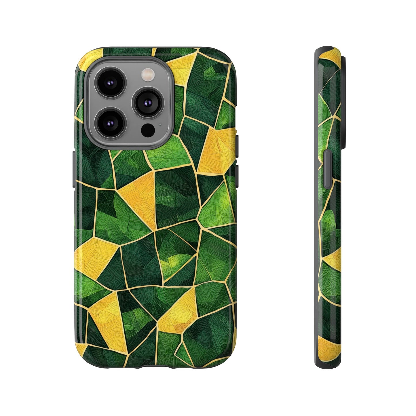 Intricate Turtle Shell Mosaic Phone Case for iPhone, Samsung & Google Pixel
