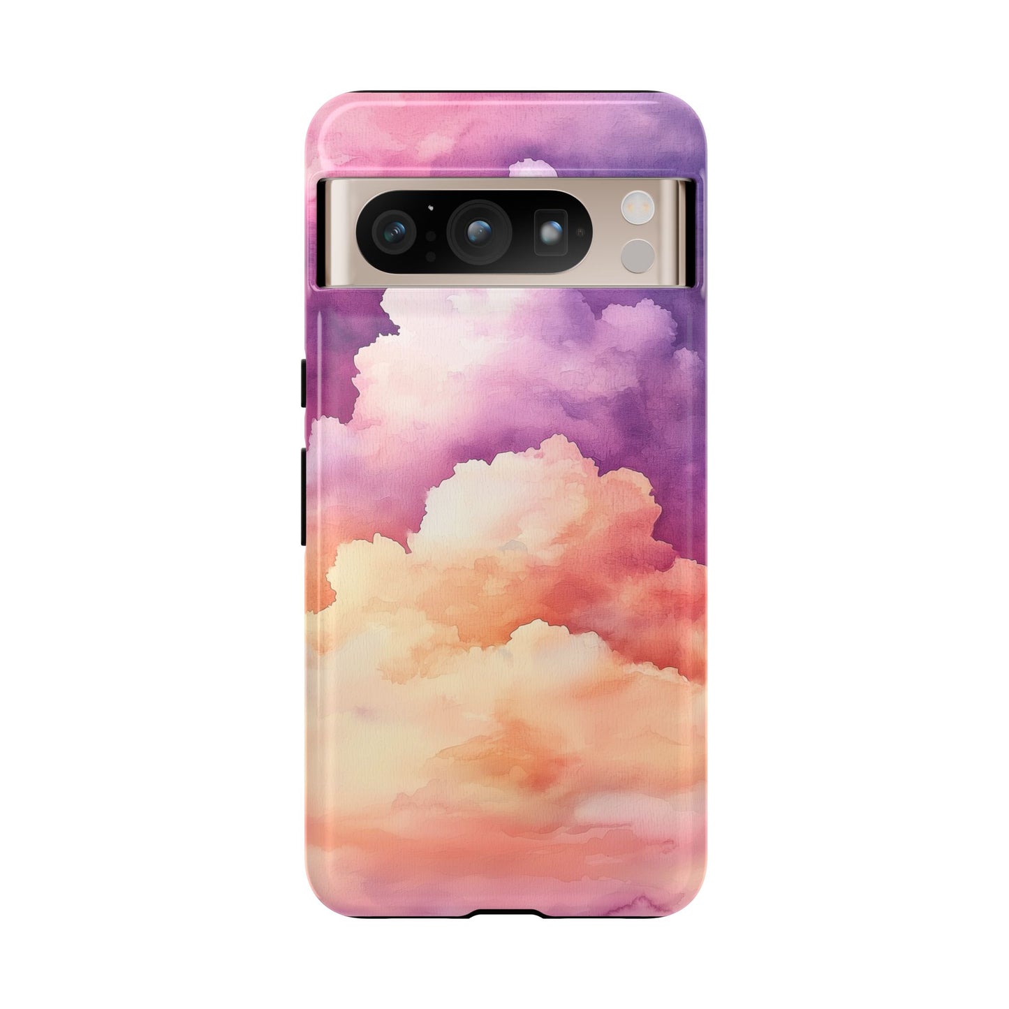 Cotton Candy Skies Watercolor Phone Case for iPhone, google Pixel & Samsung
