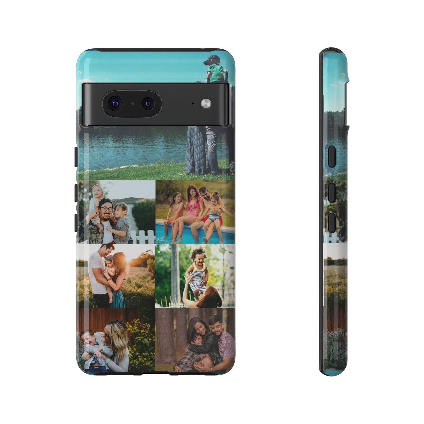Personalised Custom Photo Collage Phone Case – Add Your Images/Loving Memory – Unique Gift for iPhone, Samsung  & Google Pixel – Protective & Stylish Cover, Couples Gift