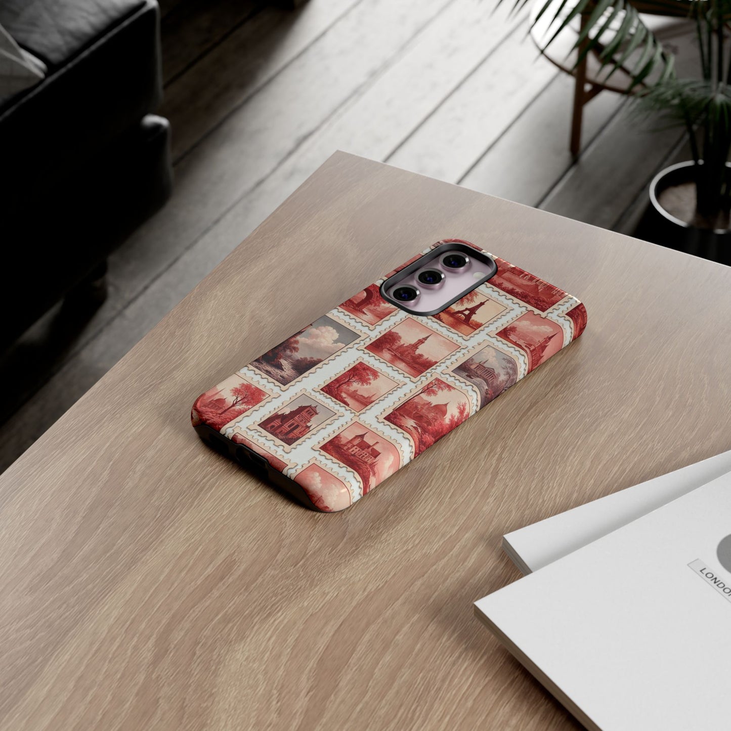 Vintage Postcard Stamps Phone Case
