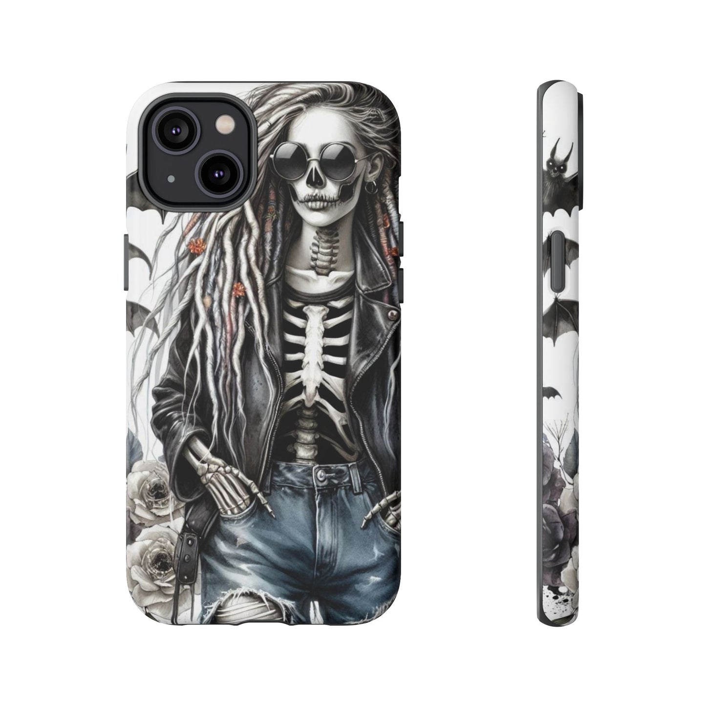 Skull Queen – Gothic Skeleton & Dark Grunge Mobile Cover
