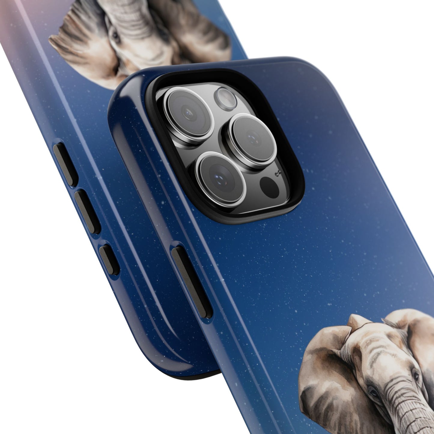 Celestial Elephant Mobile Cover – Dreamy Night Sky Aesthetic
