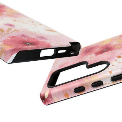 Blush Elegance Floral Mobile Case