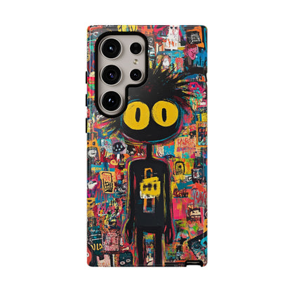 Urban Art iPhone Case – Basquiat Graffiti Style Cover - iPhone, Samsung & Google Pixel Cover - Artistic Painting Case,  Art Lover Gift