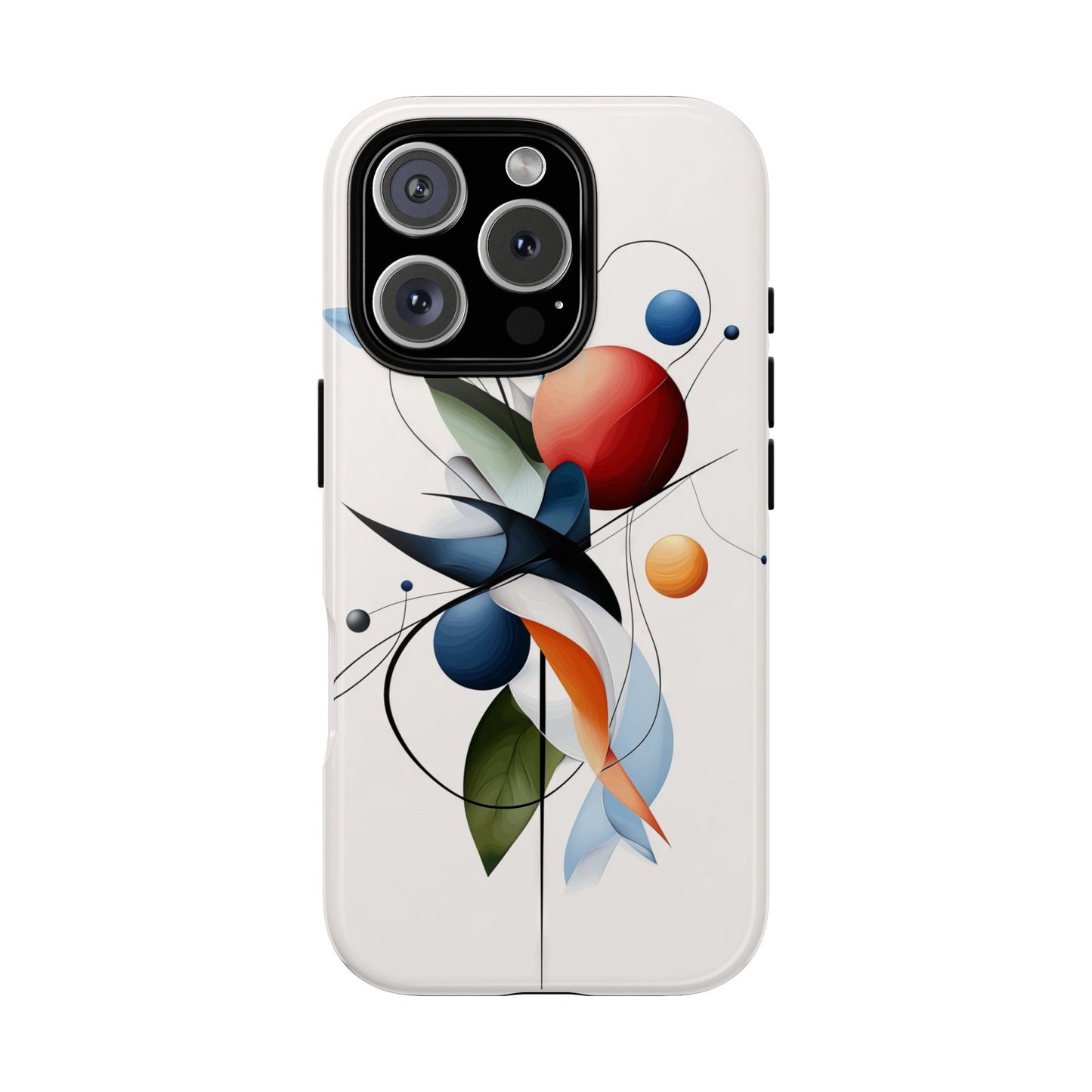Orbit Bloom – Minimal Abstract Art Phone Case for iPhone, Samsung & Pixel