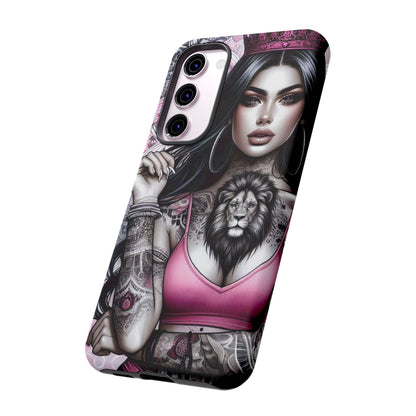 Queen of the Jungle – Regal Tattooed Goddess Mobile Cover