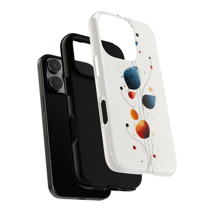 Celestial Dots Abstract Phone Case – Space-Inspired Art for iPhone, Samsung & Pixel