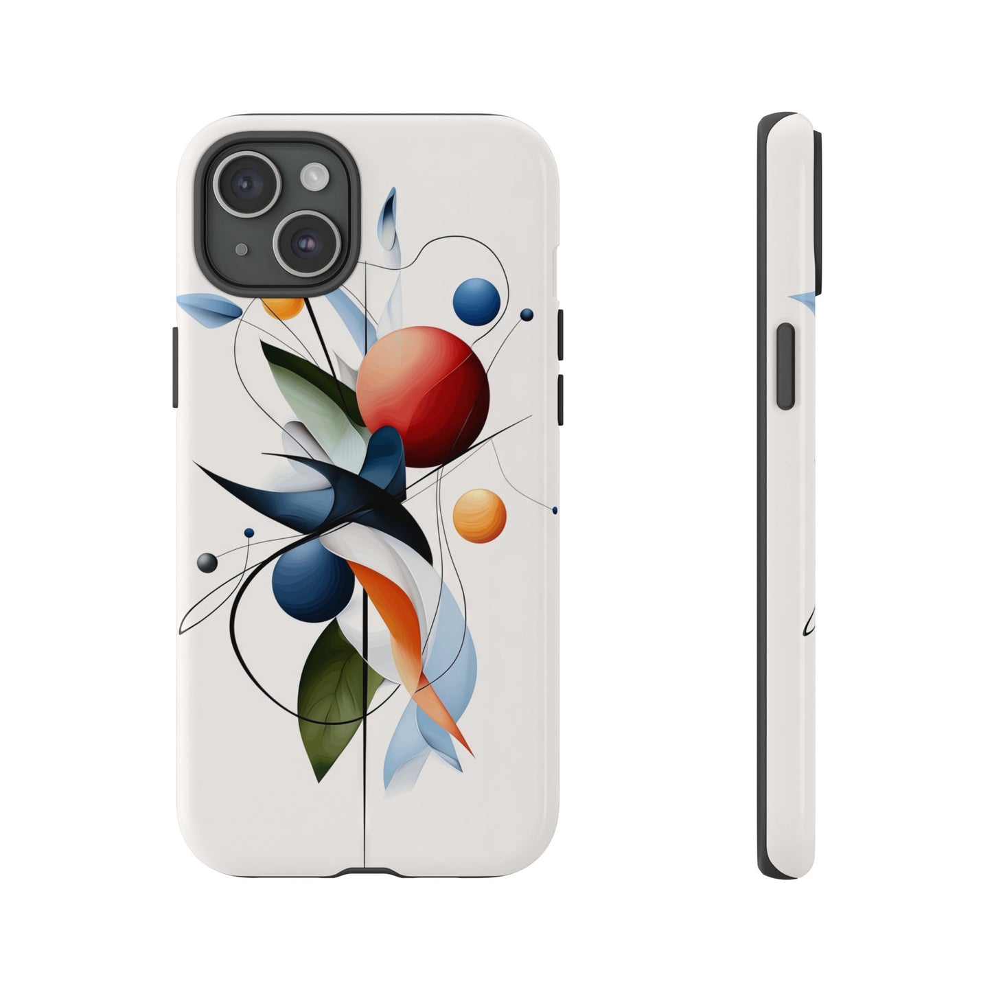 Orbit Bloom – Minimal Abstract Art Phone Case for iPhone, Samsung & Pixel