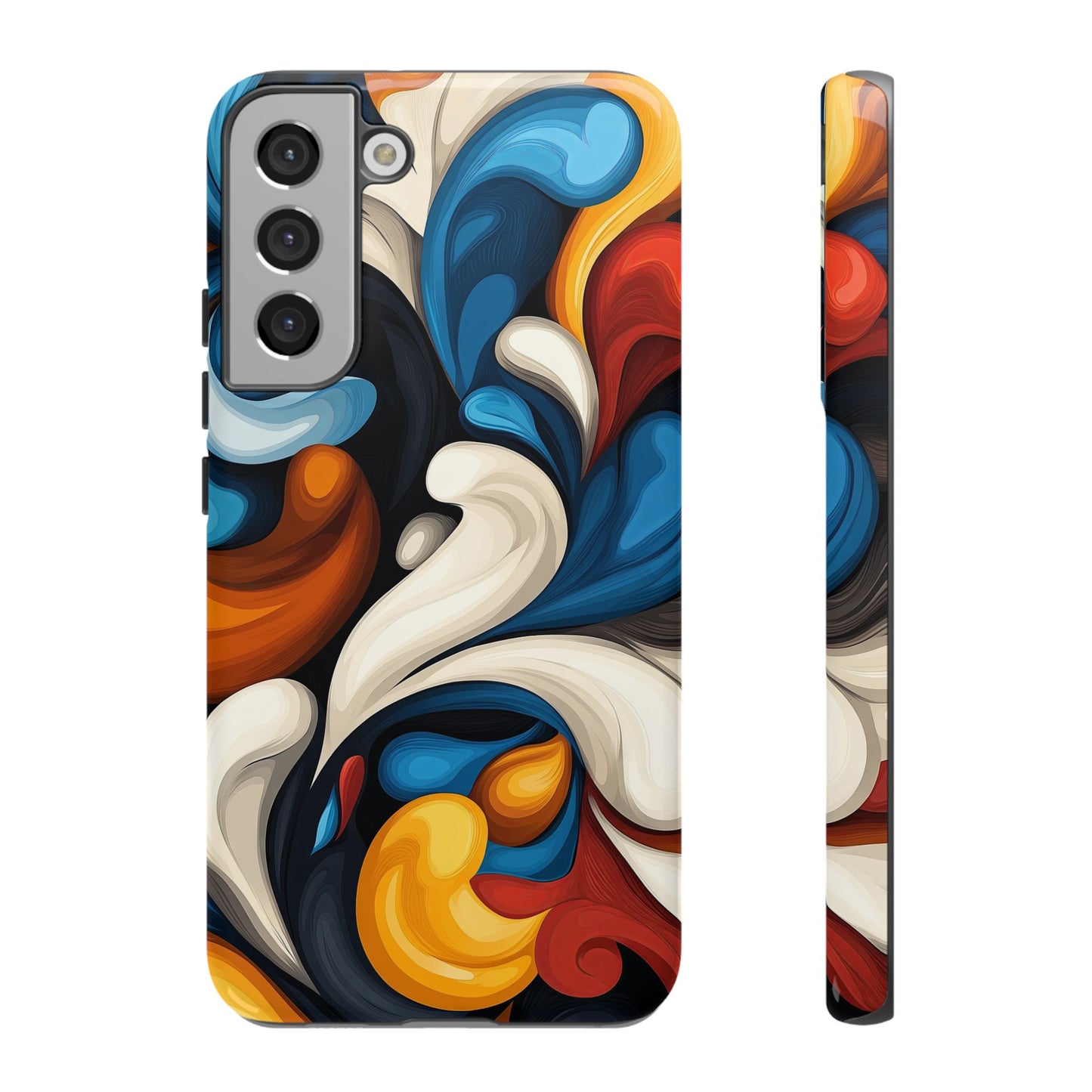 ColorSurge – Bold Fluid Abstract  Phone Case for iPhone, Samsung & Pixel