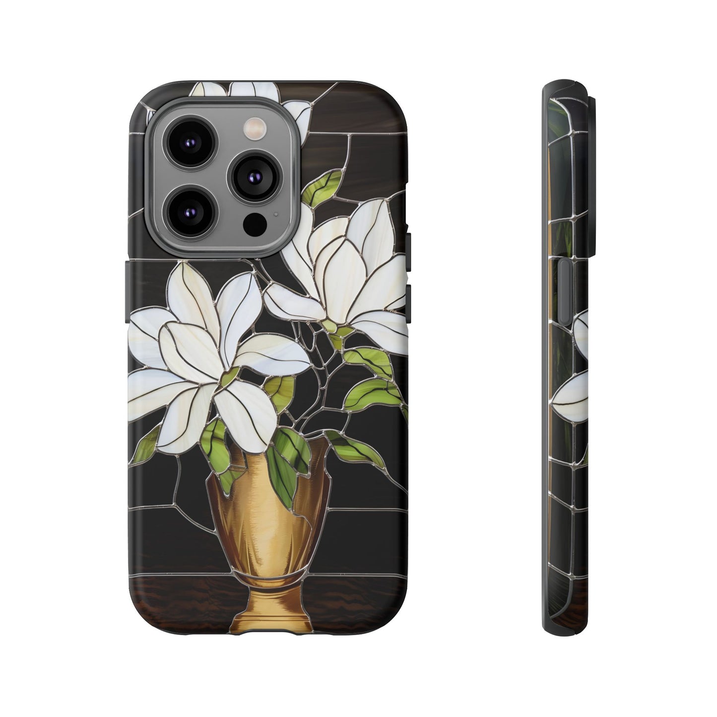 Stained Glass Floral Phone Case