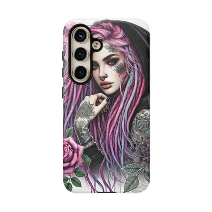 Gothic Rose Tattoo Art Mobile Case