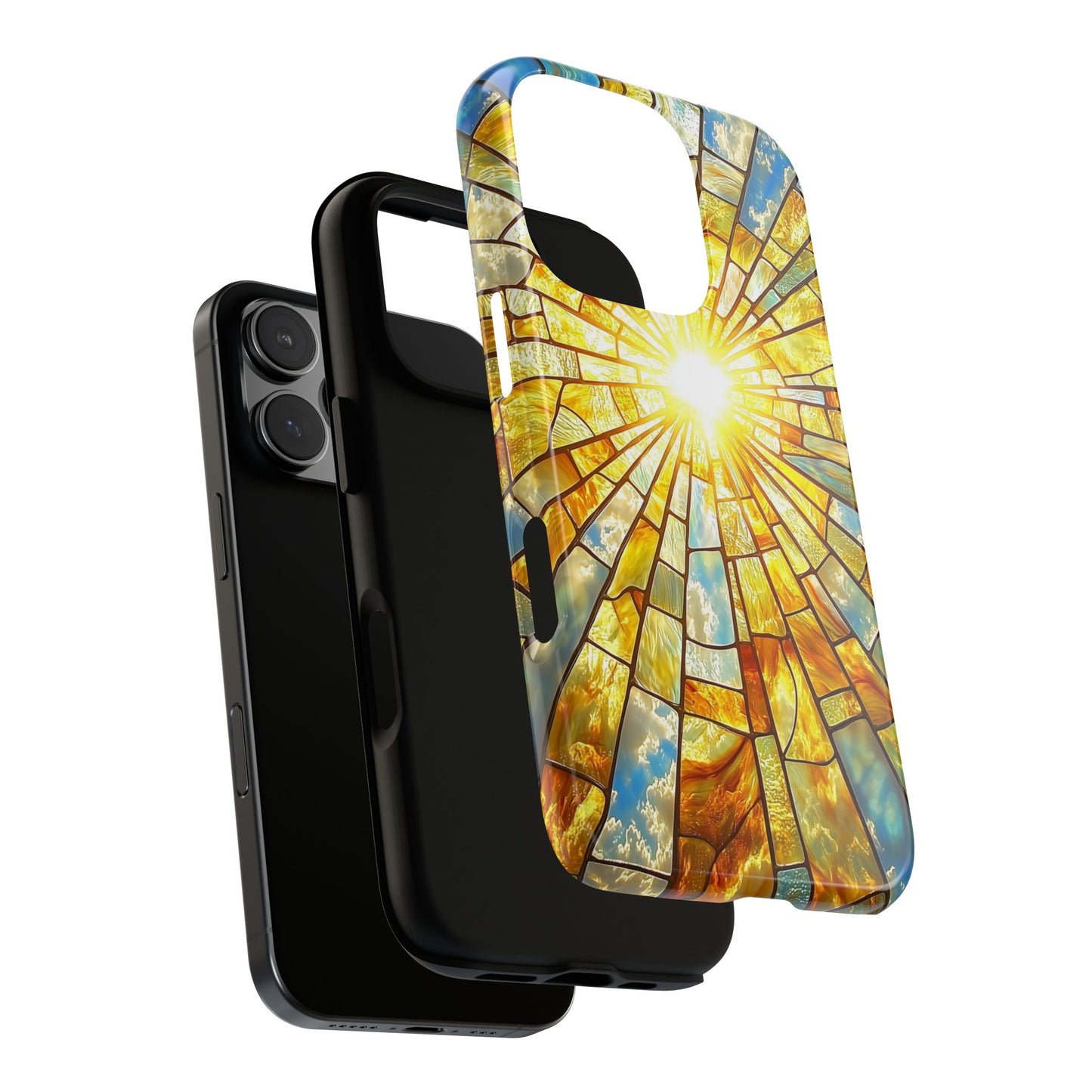 Heavenly Light – Radiant Sunburst Phone Case for iPhone, Samsung & Pixel