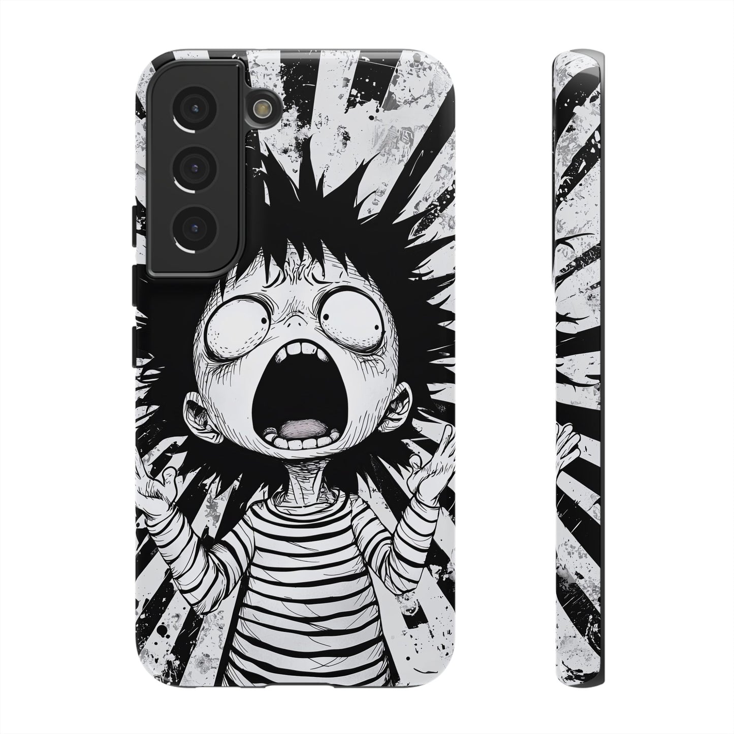 Maximum Panic Mode | Scream Kid Art  Phone Case for iPhone, Samsung & Pixel