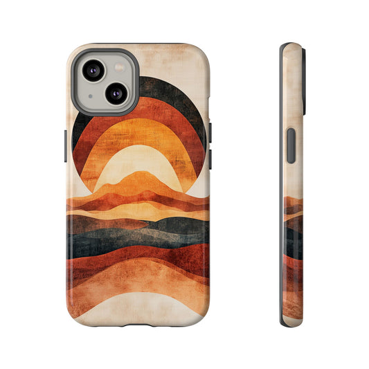 Boho Desert Sunrise Phone Case for iPhone, Pixel & Samsung