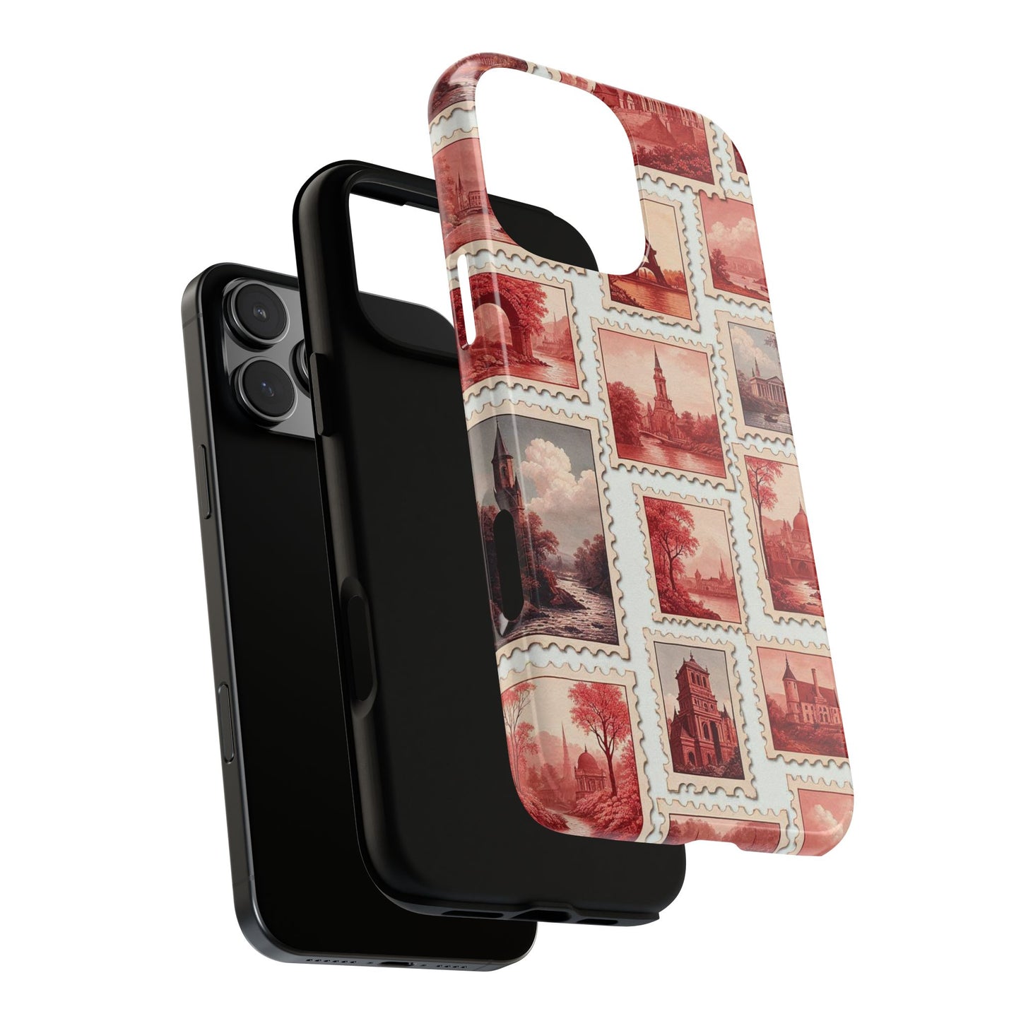 Vintage Postcard Stamps Phone Case
