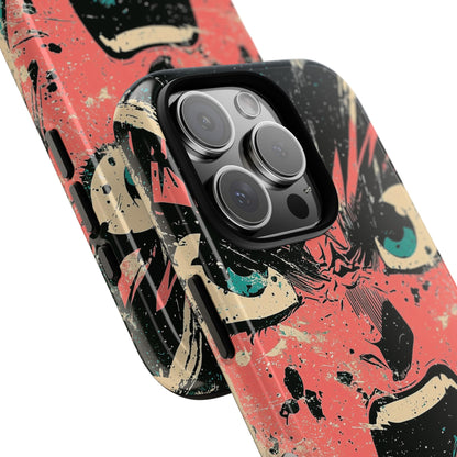 Rage Unleashed | Retro Scream Manga Phone Case for iPhone, Samsung & Pixel