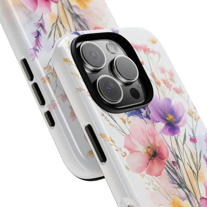 Blooming Meadow Watercolor Phone Case for iPhone, google Pixel & Samsung