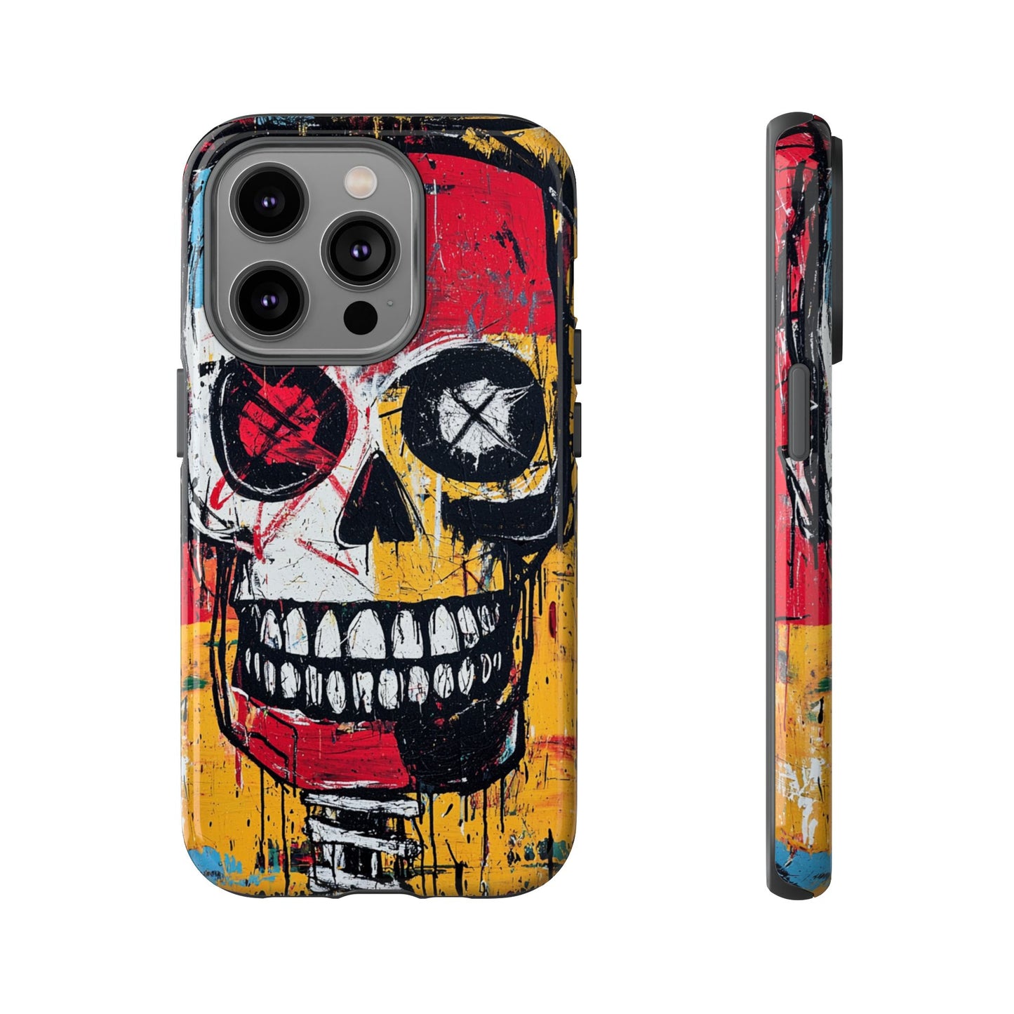 Basquiat Phone Case – Bold Urban Art Design - iPhone, Samsung & Google Pixel Cover - Artistic Painting Case,  Art Lover Gift
