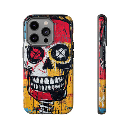 Basquiat Phone Case – Bold Urban Art Design - iPhone, Samsung & Google Pixel Cover - Artistic Painting Case,  Art Lover Gift