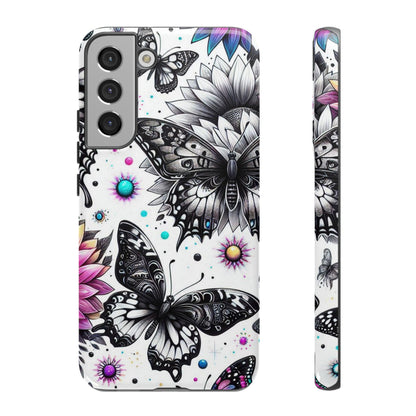 Celestial Flight – Cosmic Butterflies & Floral Magic Mobile Cover
