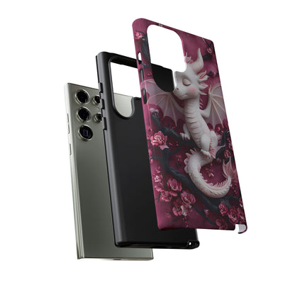 Whimsical 3D Relief Artwork Of A Cute Dragon phone case design