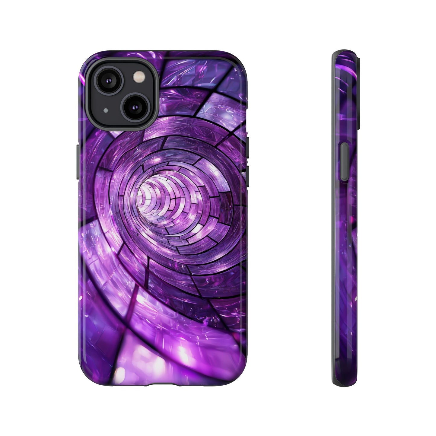 Hypnotic Spiral Optical Illusion Phone Case for iPhone, Samsung & Pixel