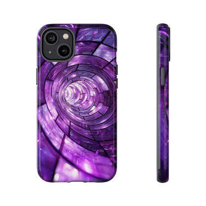 Hypnotic Spiral Optical Illusion Phone Case for iPhone, Samsung & Pixel