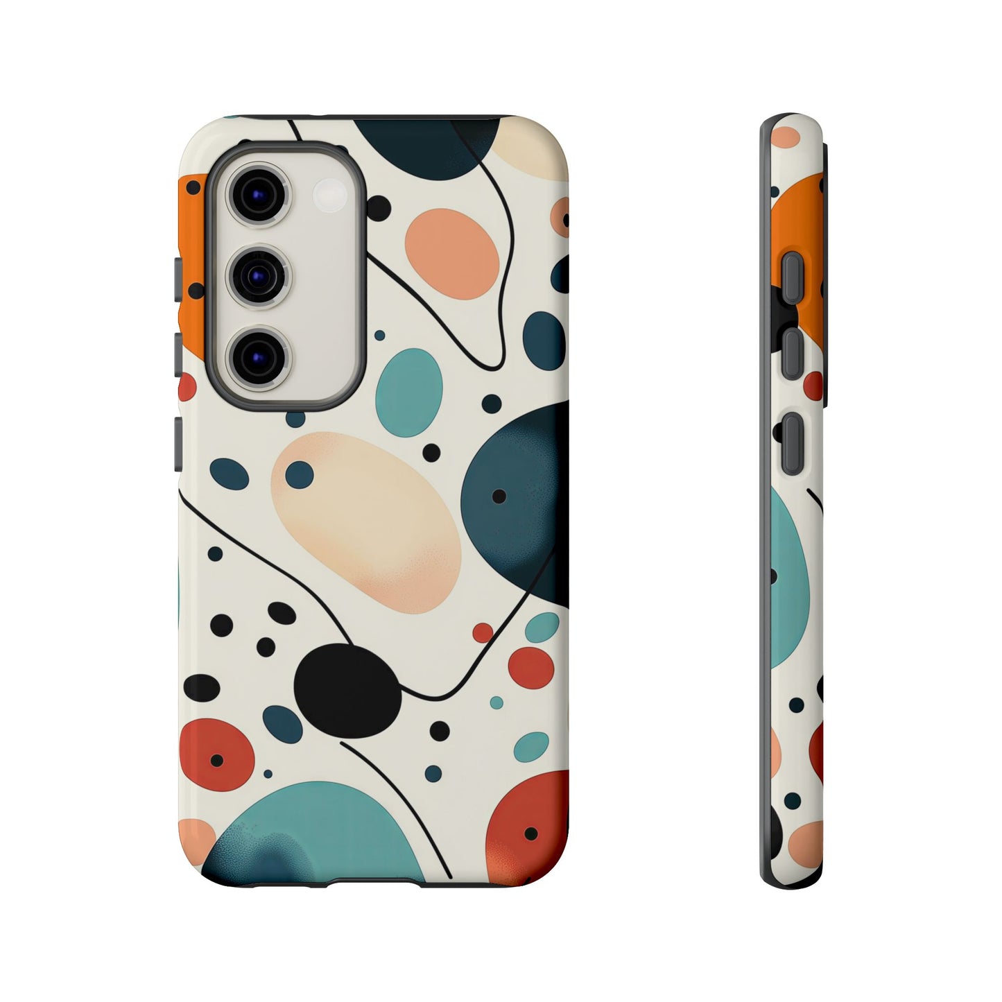 Retro Pop Pebbles – Abstract Vibe Phone Case for iPhone, Samsung & Pixel