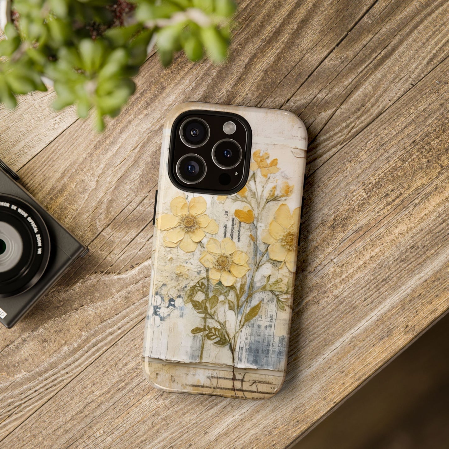 Vintage Botanical Floral Mobile Case