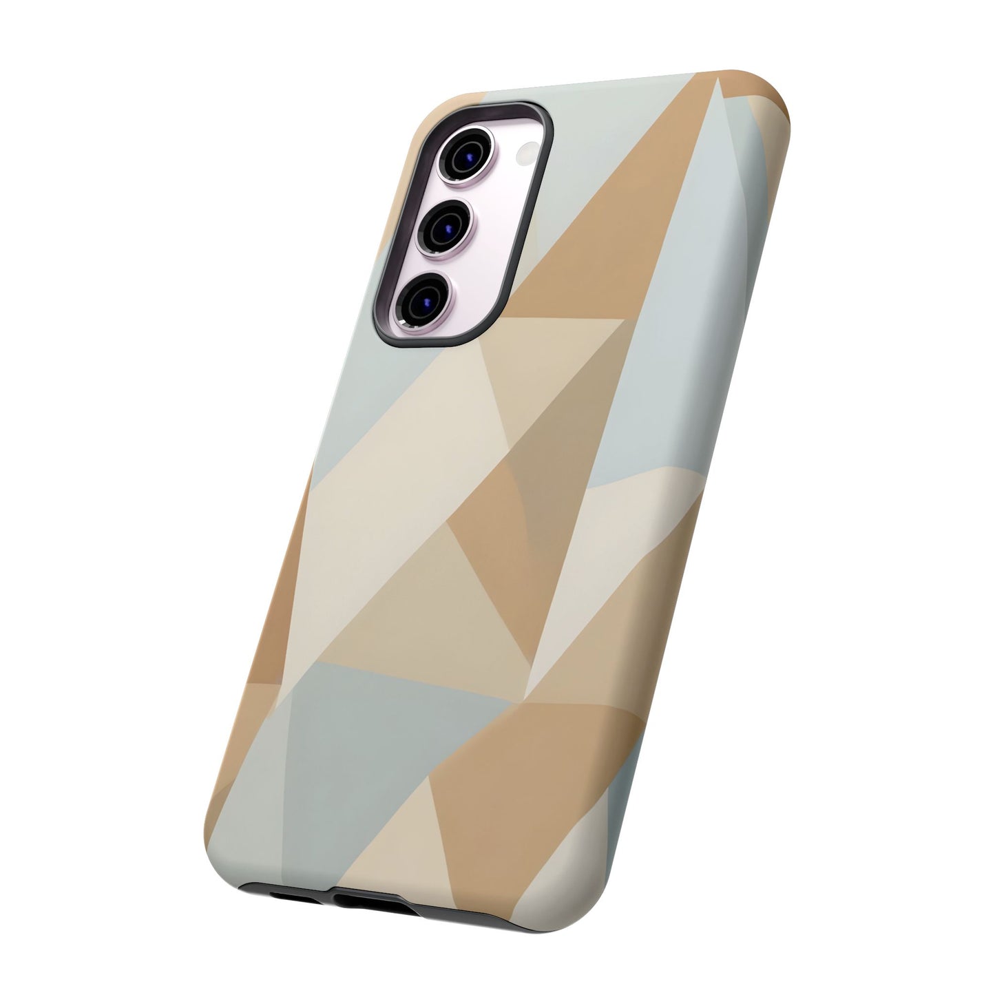 Neutral Geometrical Triangular Abstract Pattern