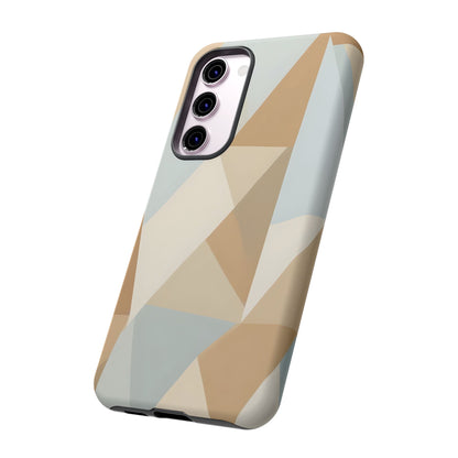 Neutral Geometrical Triangular Abstract Pattern