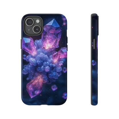 Cosmic Amethyst Crystal Phone Case for iPhone, Samsung & Google Pixel