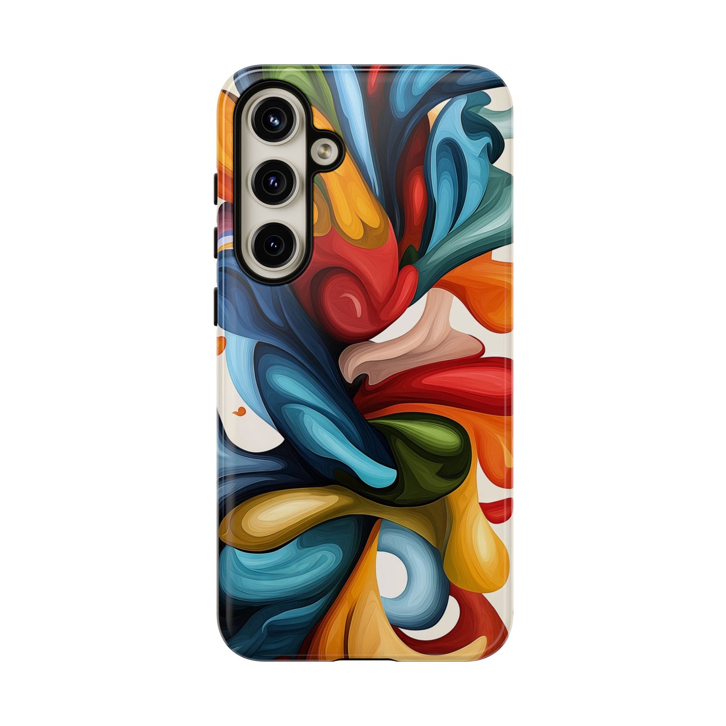Chromatic Swirl – Abstract Expression Phone Case for iPhone, Samsung & Pixel