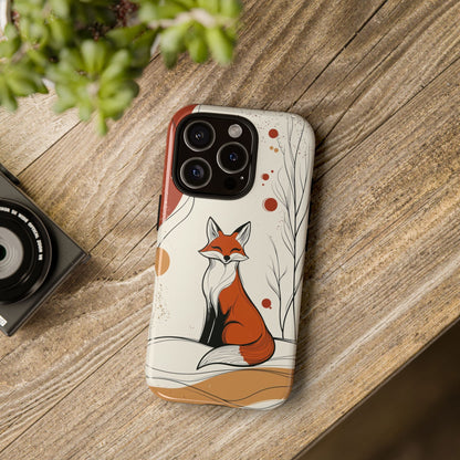 Smiling Fox: Playful Forest Charm Phone Case for iPhone, Samsung & Pixel