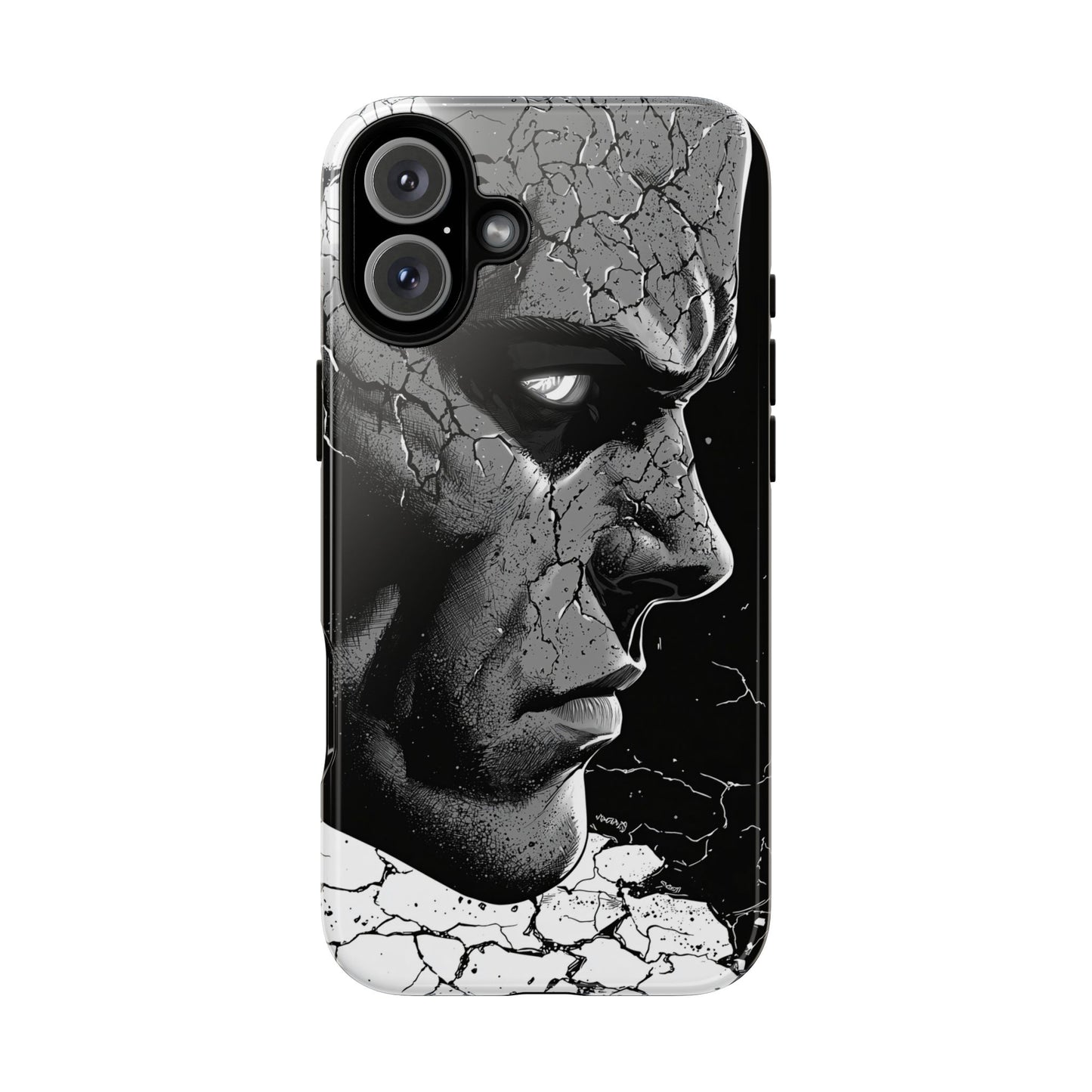 Shattered Reflections of a Symbiotic Soul: The Rise of a Dark Anti-Hero Phone Case for iPhone, Samsung & Pixel