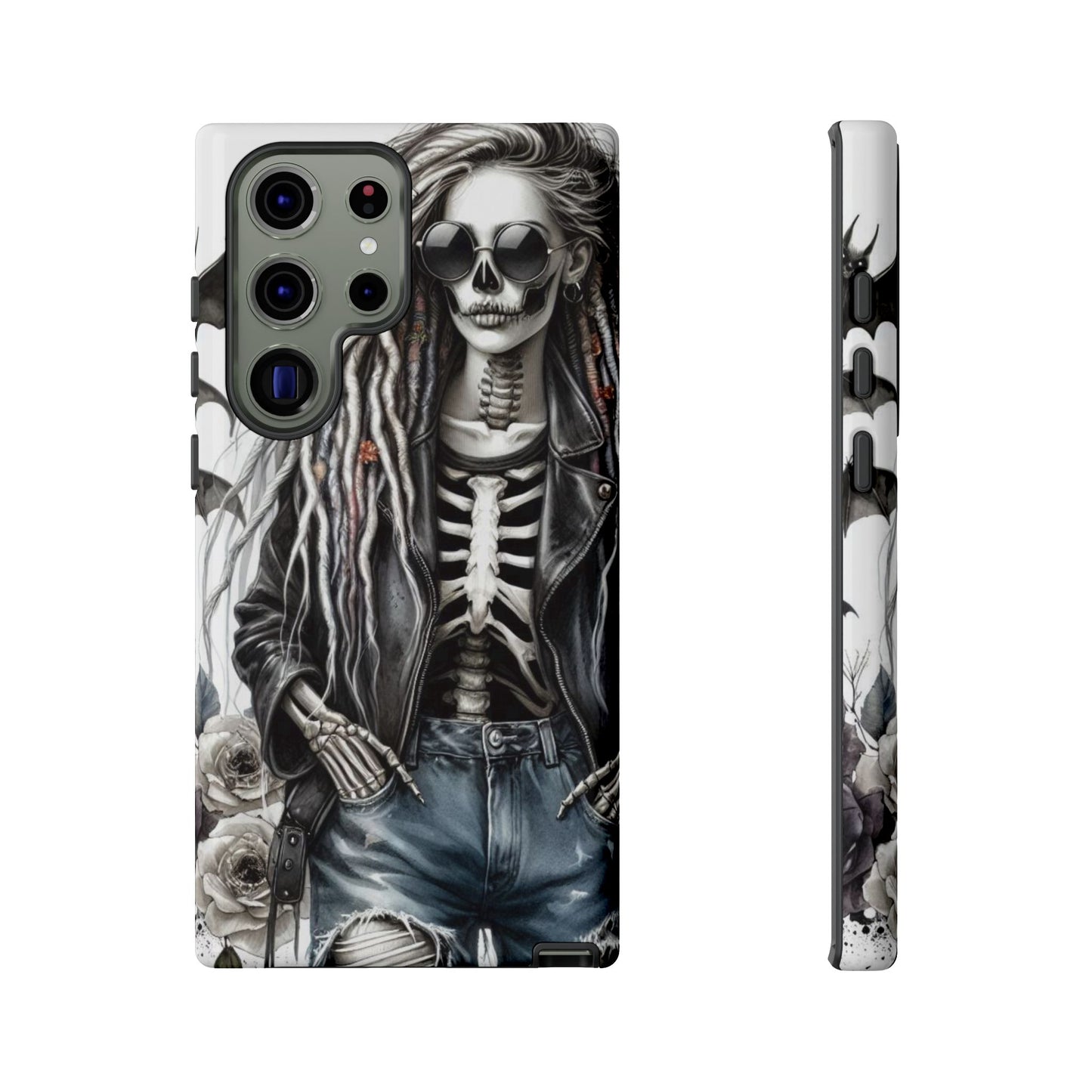 Skull Queen – Gothic Skeleton & Dark Grunge Mobile Cover