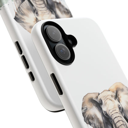 Safari Watercolor Elephant Mobile Cover – Artistic Wildlife Design