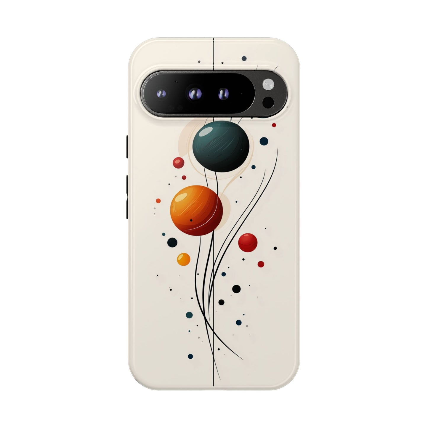 Modern Orbit Abstract Phone Case – Minimal Planet-Inspired Design for iPhone, Samsung & Pixel