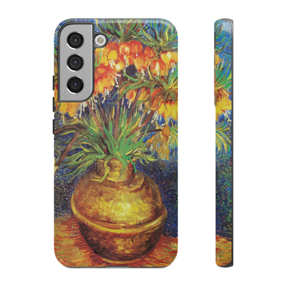 Vincent Van Gogh's Painting Inspired Phone Case - iPhone, Samsung & Google Pixel Cover - Flower Vase Phone Case, Floral Artistic Painting Case, Art Lover Gift