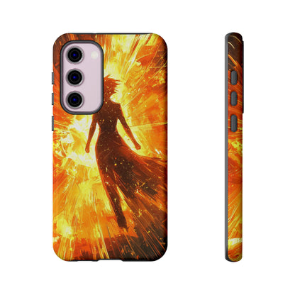 Solar Ascension | Silhouette of Fire Phone Case for iPhone, Samsung & Pixel