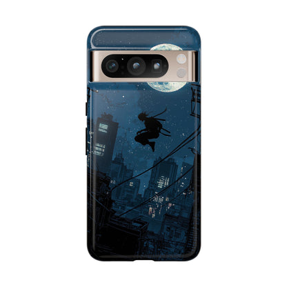 Moonlit Shadows: The Silent Ninja Phone Case for iPhone, Samsung & Pixel