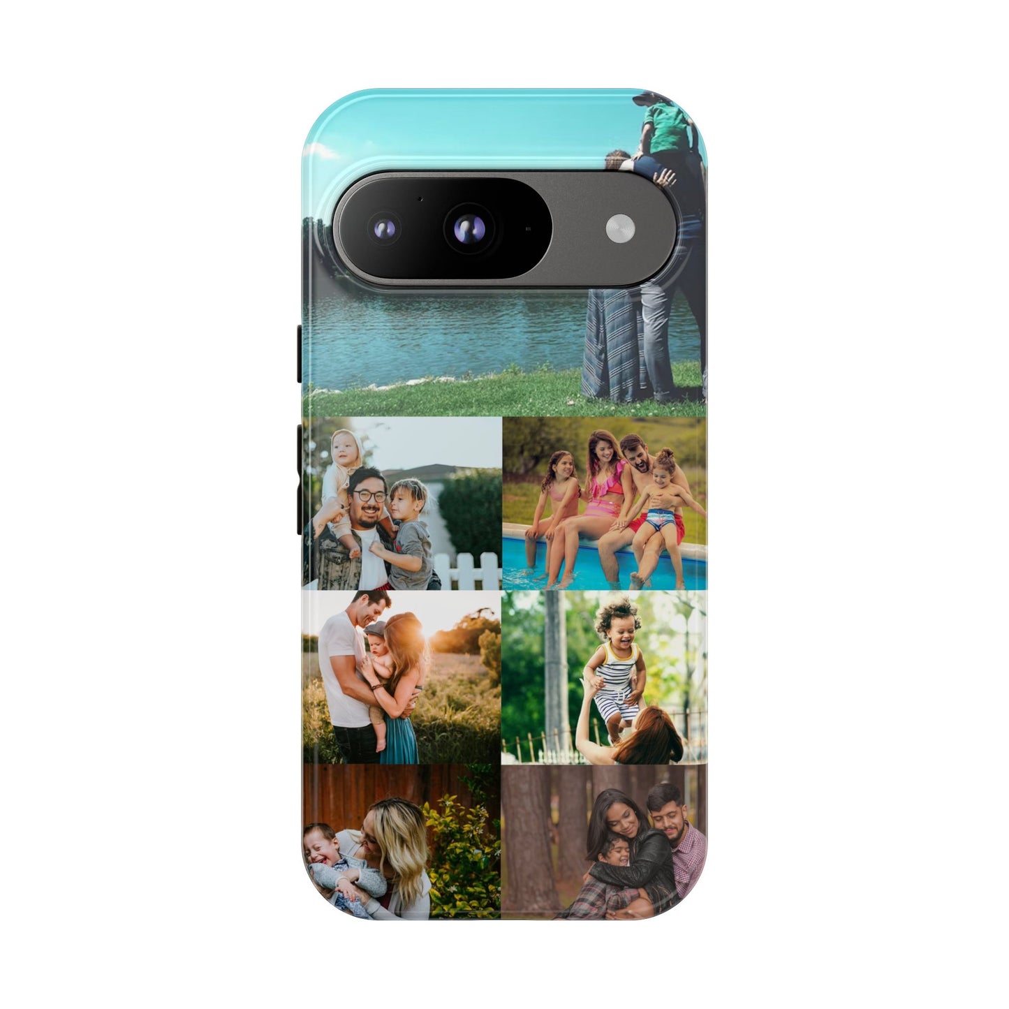 Personalised Custom Photo Collage Phone Case – Add Your Images/Loving Memory – Unique Gift for iPhone, Samsung  & Google Pixel – Protective & Stylish Cover, Couples Gift