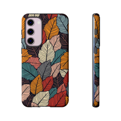 Colorful Abstract Leaves Pattern Design