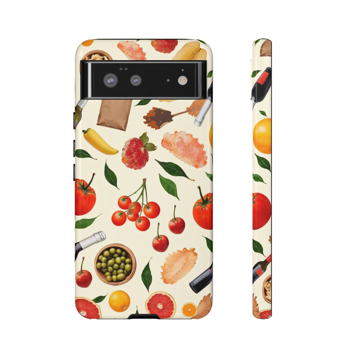 Fresh Fruits & Veggies Pattern Phone Case