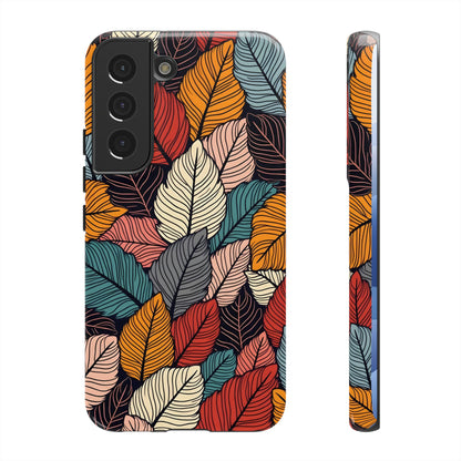 Colorful Abstract Leaves Pattern Design